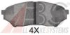 A.B.S. 37200 Brake Pad Set, disc brake